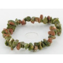 Bracelet baroque unakite