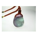 Pendentif en fluorine violette